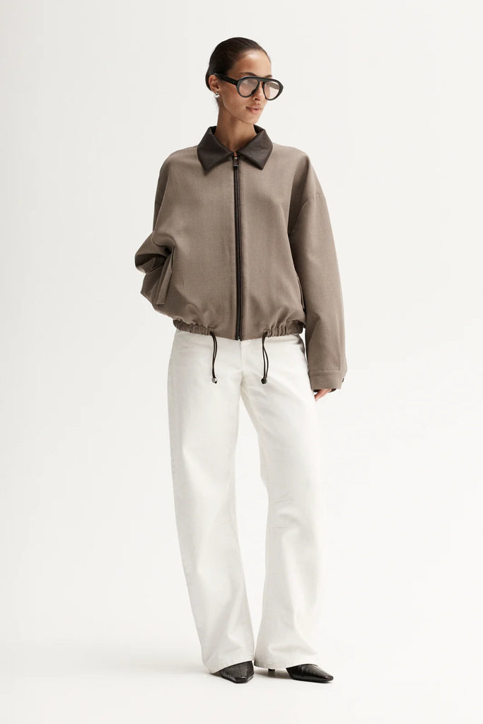 Elka - Dora Bomber Jacket - Taupe