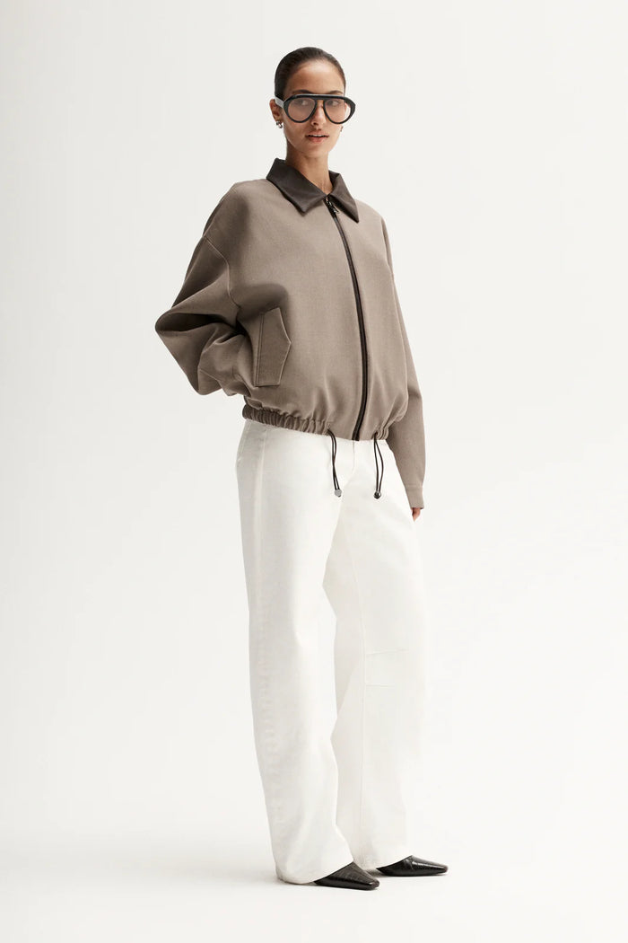Elka - Dora Bomber Jacket - Taupe