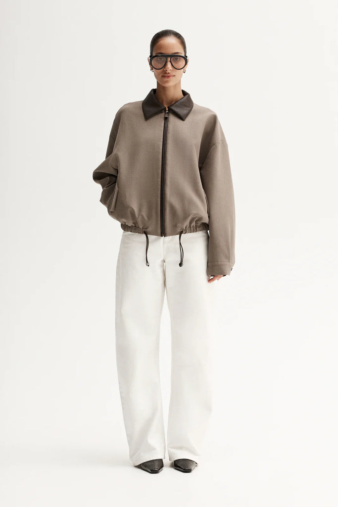 Elka - Dora Bomber Jacket - Taupe
