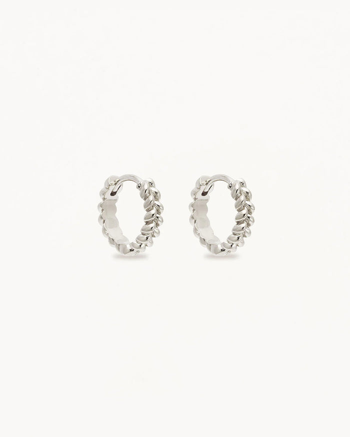 BY CHARLOTTE-STERLING SILVER- INTERTWINED SMALL HOOP