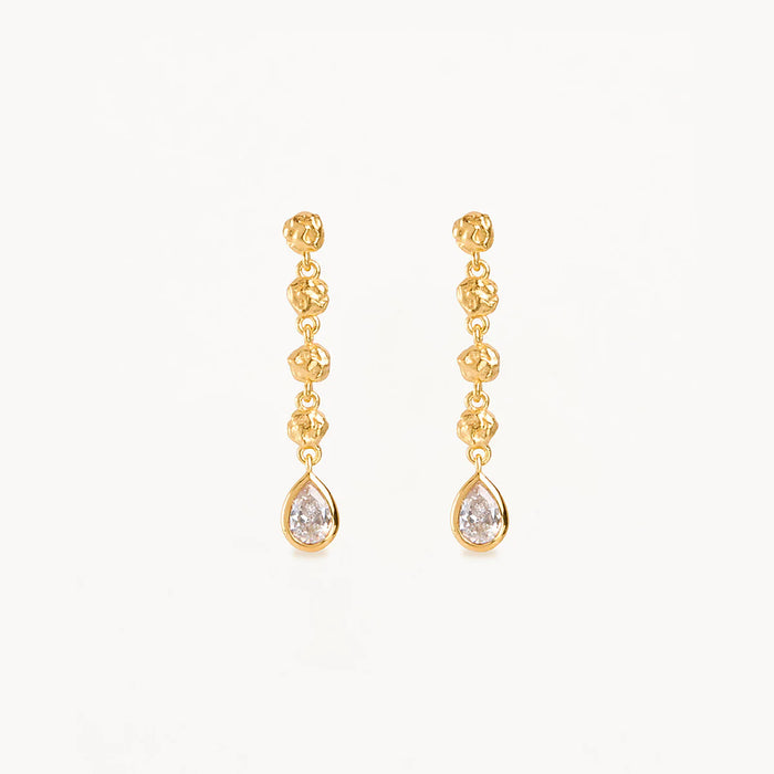 By Charlotte - Adore You Drop Earrings - Gold