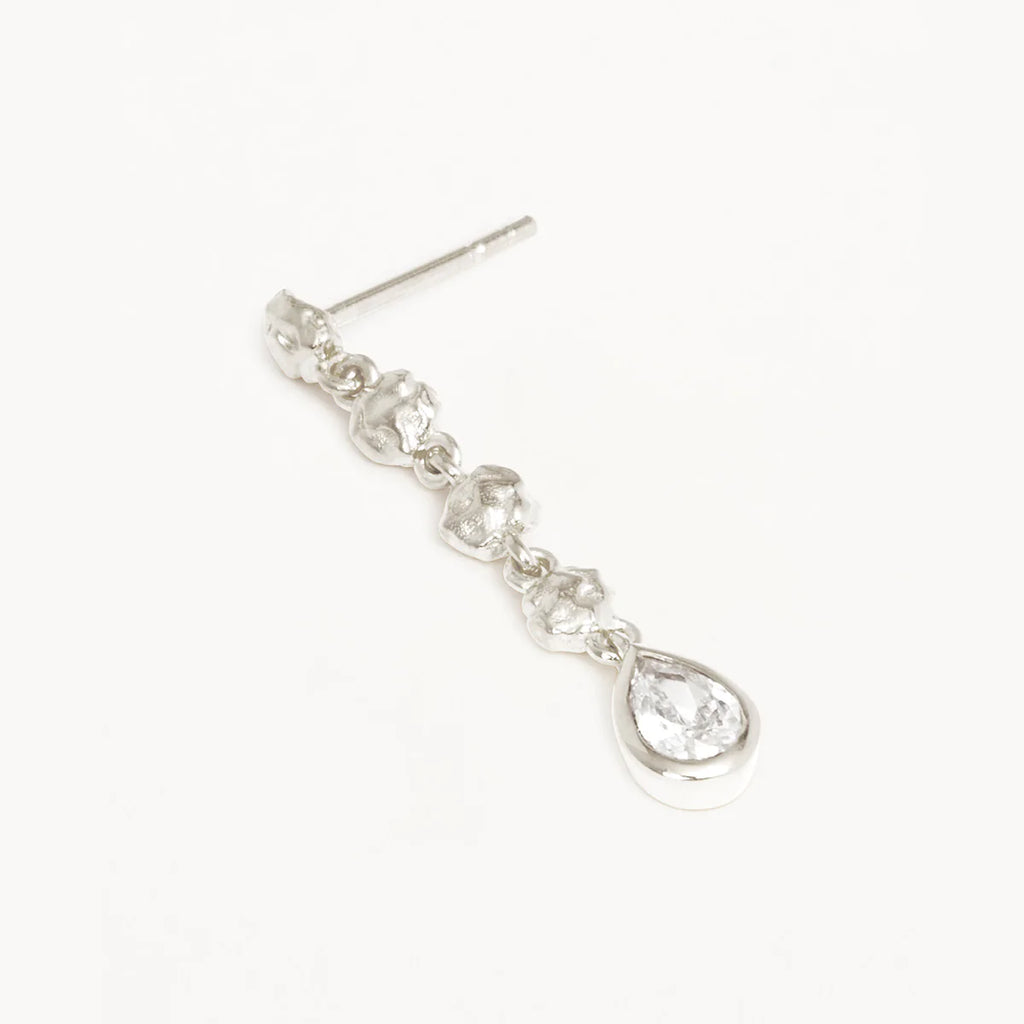 By Charlotte - Adore You Drop Earrings - Silver