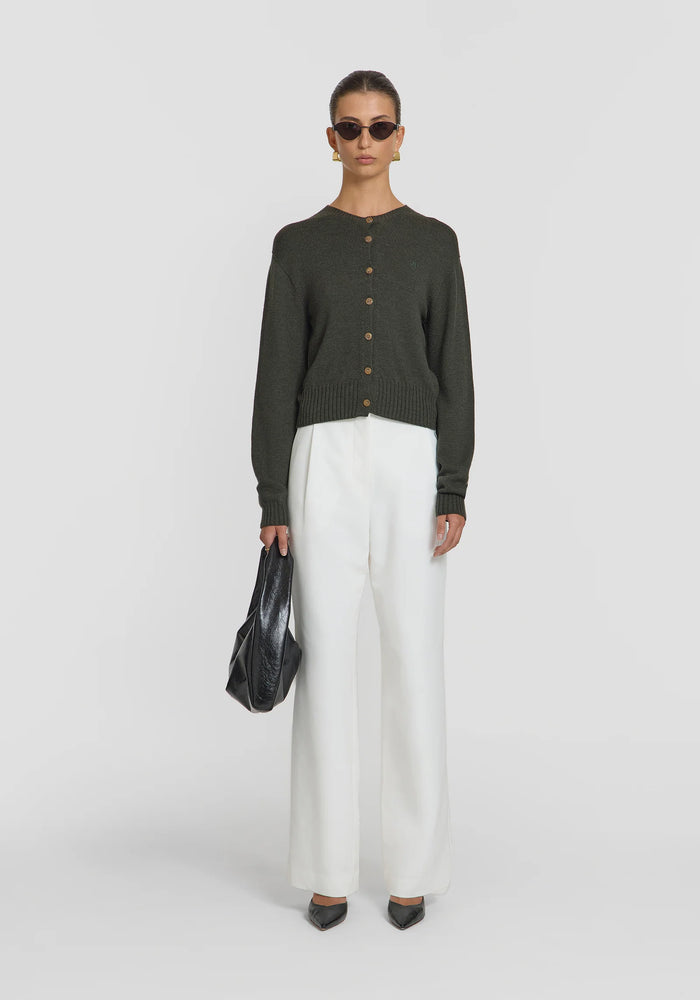 Viktoria & Woods-Ego Cardigan-Dark Olive