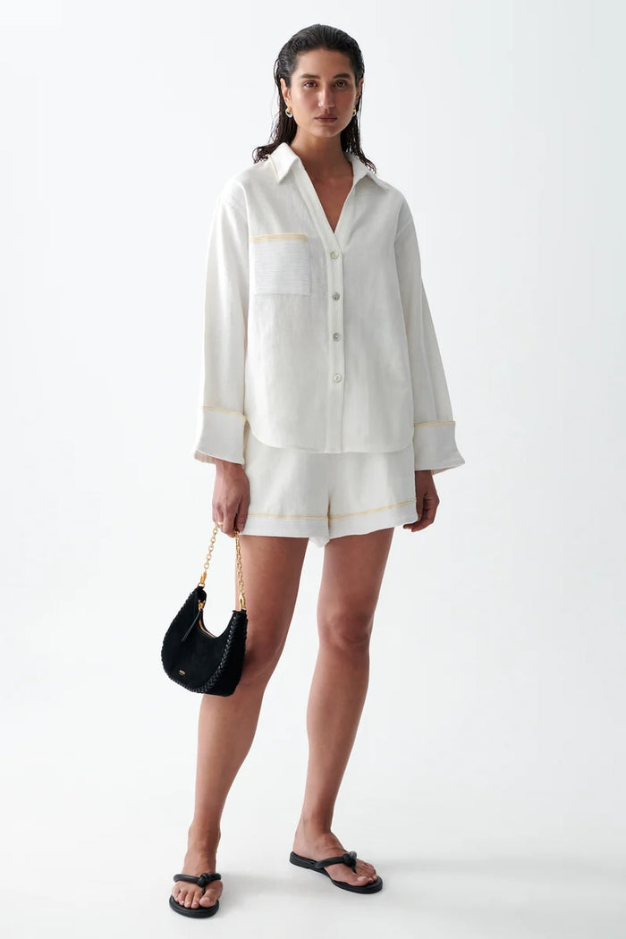 Sancia- The Elwood Linen Shirt- French Linen