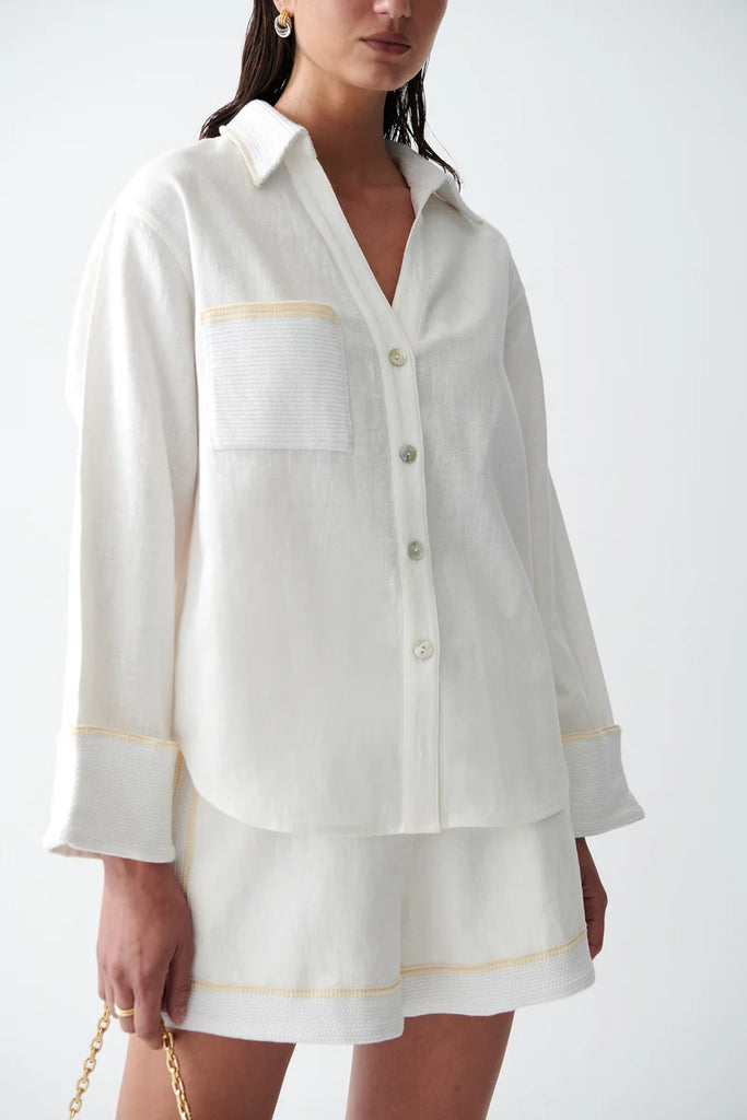 Sancia- The Elwood Linen Shirt- French Linen