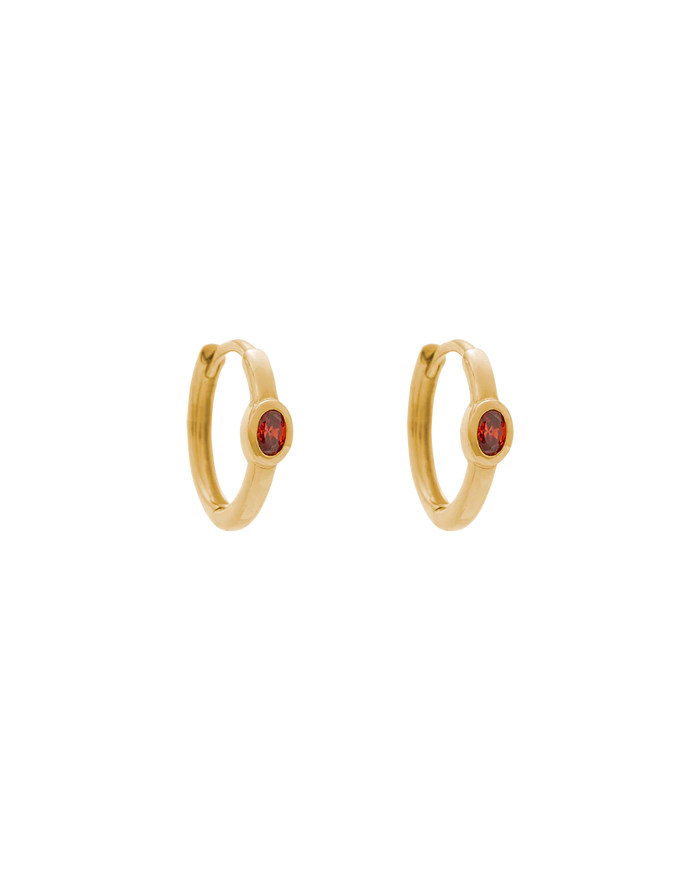 Kirstin Ash - Ember Hoops -18k Gold Vermeil