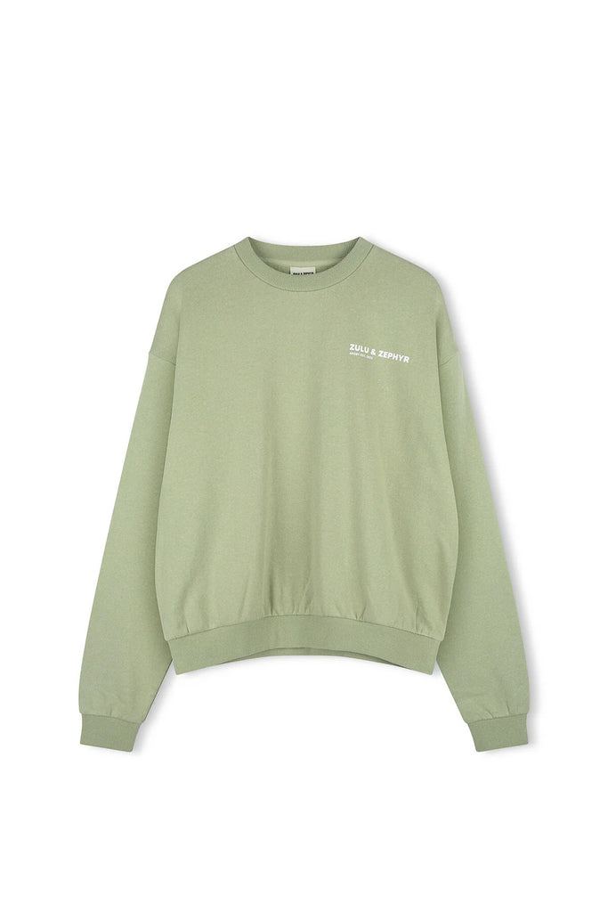 Zulu & Zephyr - Fleece Sport Sweatshirt - Eucalyptus