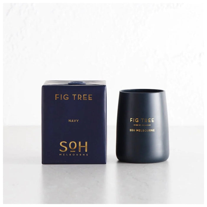 SOH Melbourne - Fig Tree - Navy Matte Glass