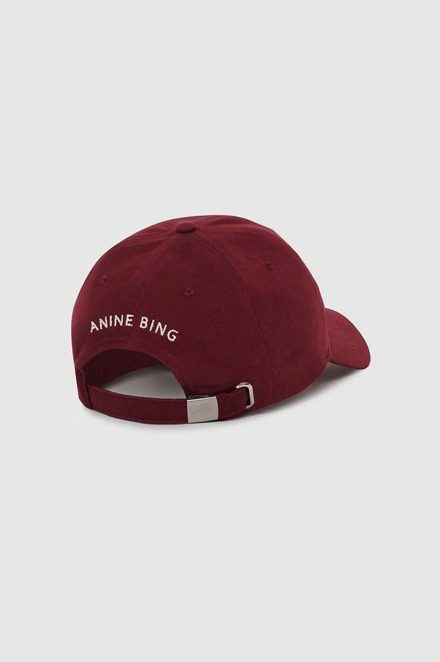 Anine Bing - Jeremy Baseball Cap AB - Cabernet