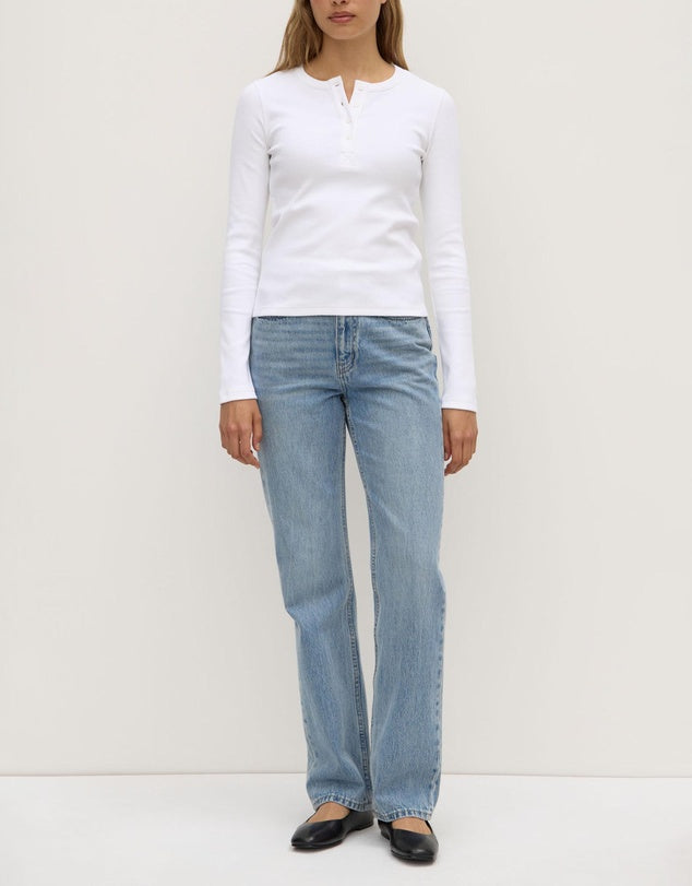 Assembly - Anya Long Sleeve Tee - White