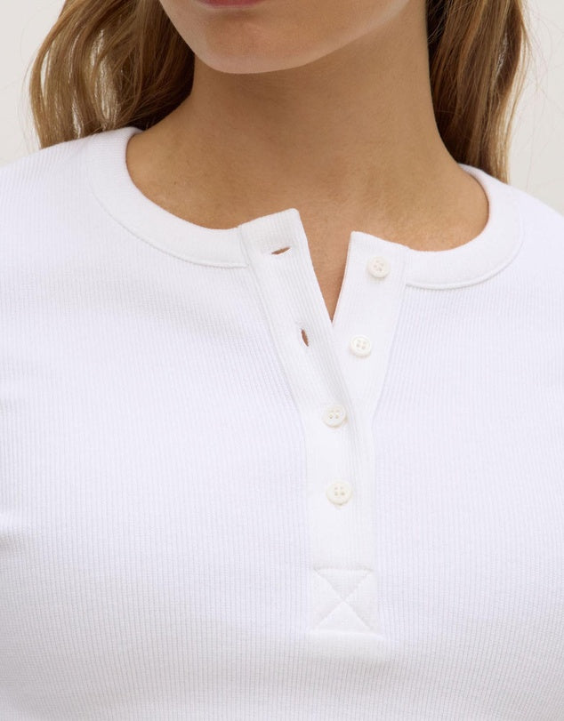 Assembly - Anya Long Sleeve Tee - White