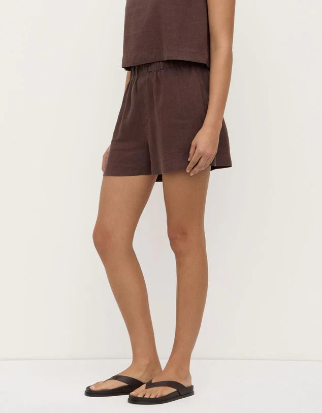 Assembly - Everyday Linen Short Espresso