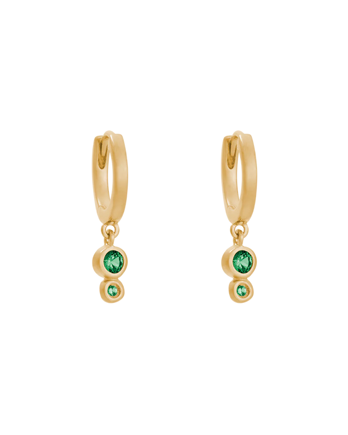 Kirstin Ash - Il Mare Droplet Hoops -18k Gold Vermeil