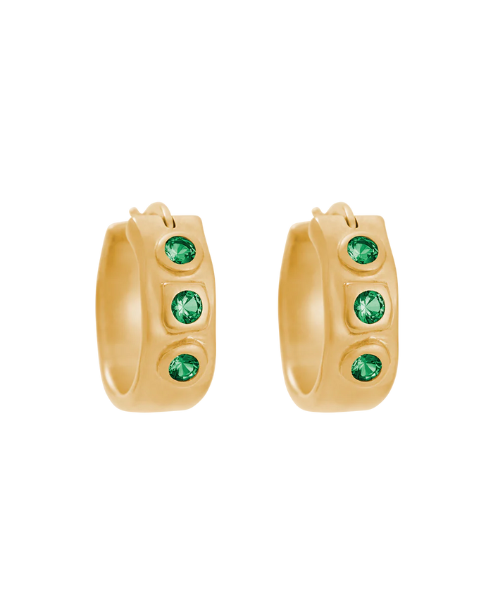 Kirstin Ash - Il Mare Hoops -18k Gold Vermeil