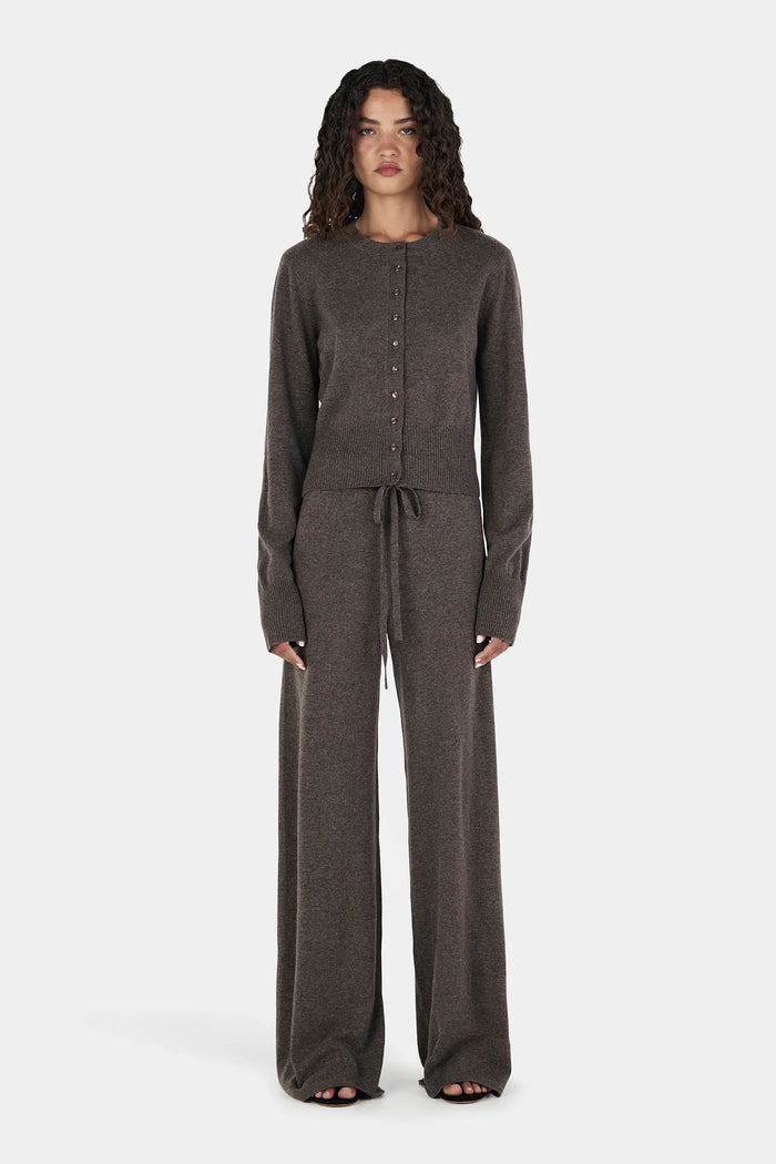 Hansen & Gretel-  Jada Cashmere Pant- Charcoal