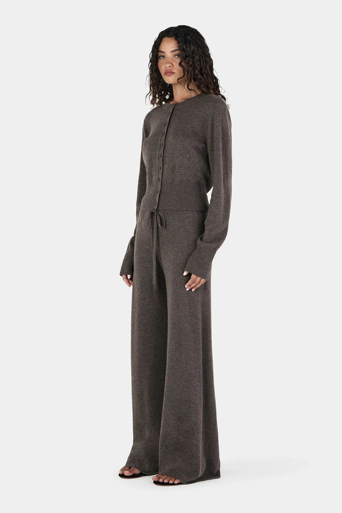 Hansen & Gretel-  Jada Cashmere Pant- Charcoal