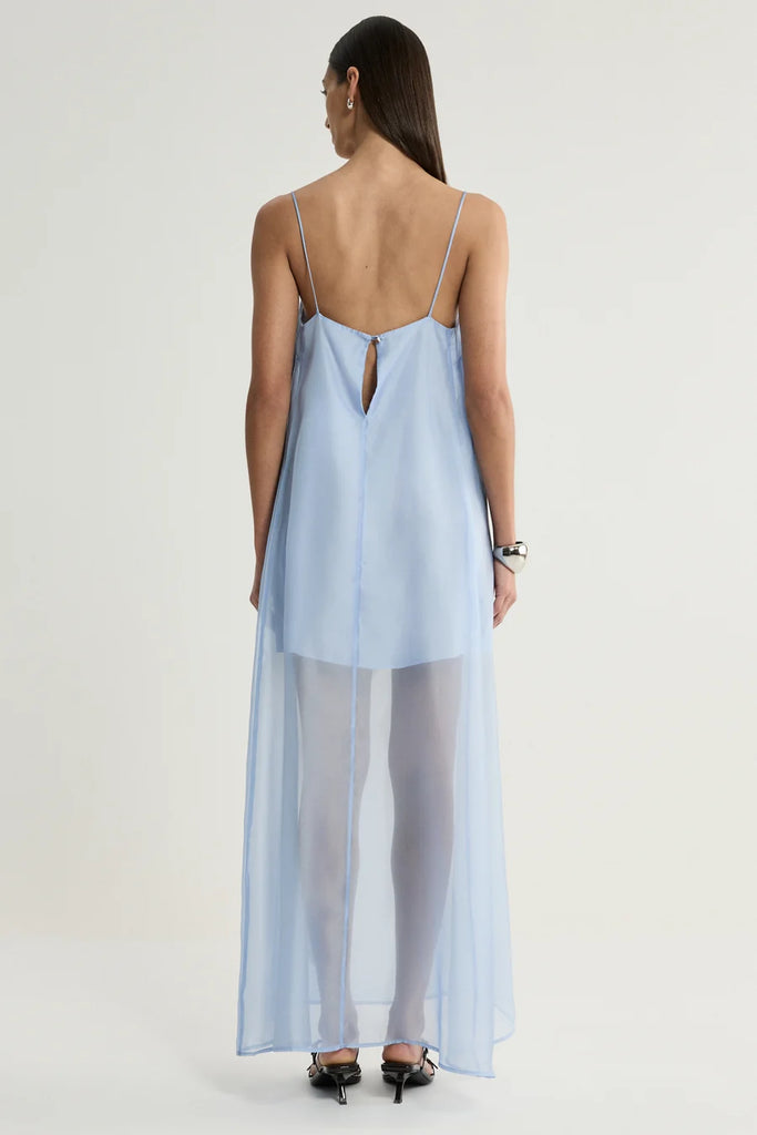Elka - Jade Dress - Blue Floral Print