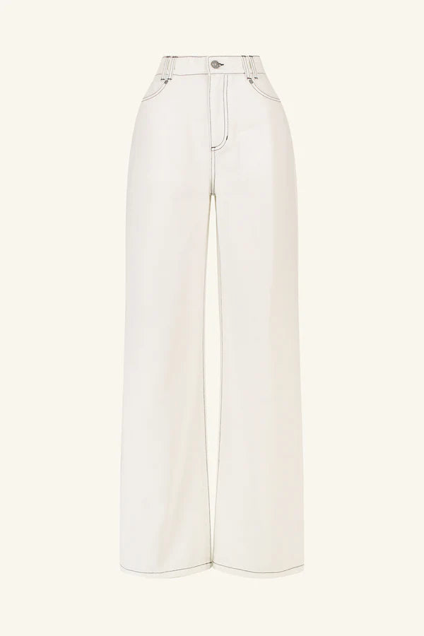 Shona Joy - Straight Leg Jean - Ivory
