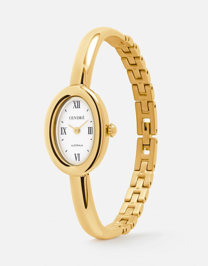 Cendre - Kate Watch - White - 14K Gold