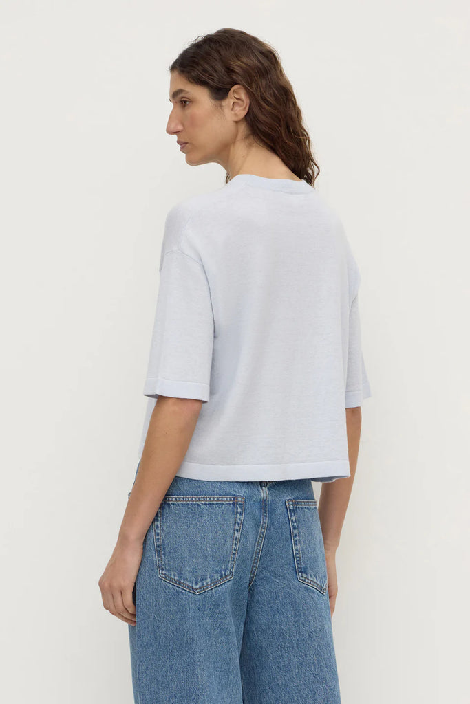 Assembly - Kensy Cotton Cashmere Tee - Powder Blue