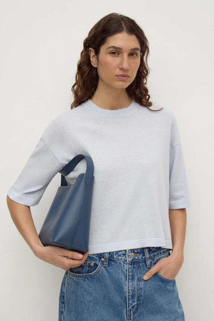 Assembly - Kensy Cotton Cashmere Tee - Powder Blue