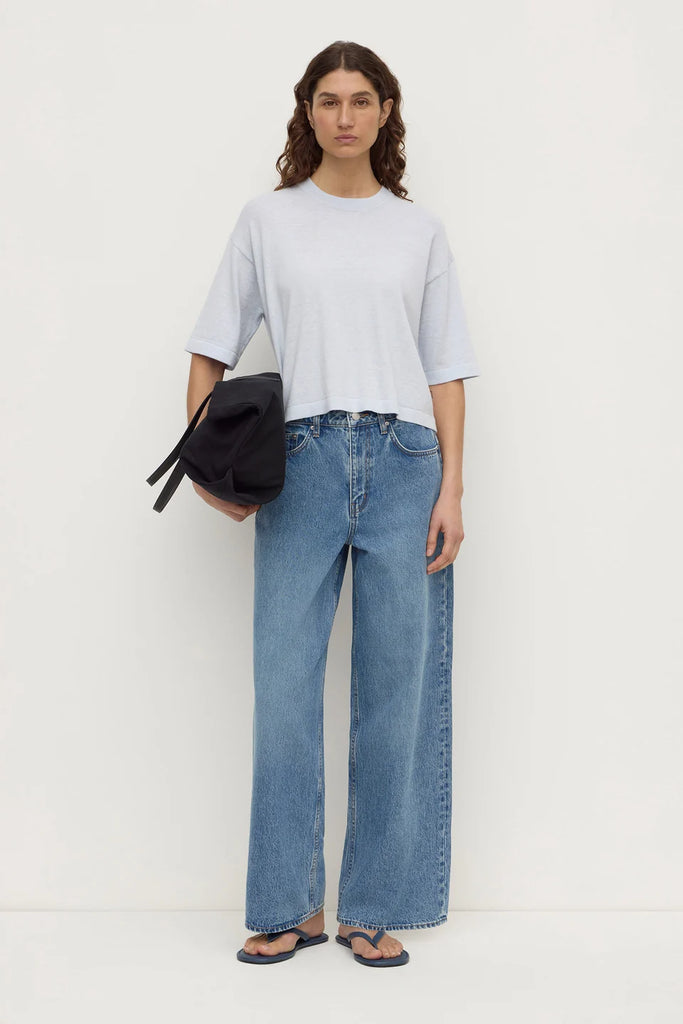 Assembly - Kensy Cotton Cashmere Tee - Powder Blue