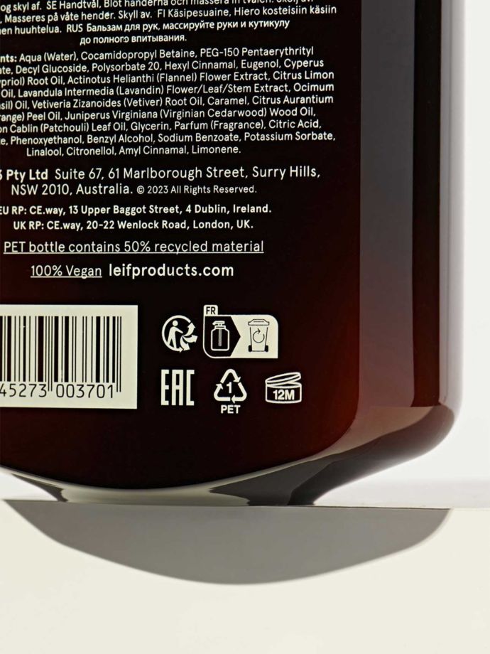 Leif - Flannel Flower Hand Wash - 500ml