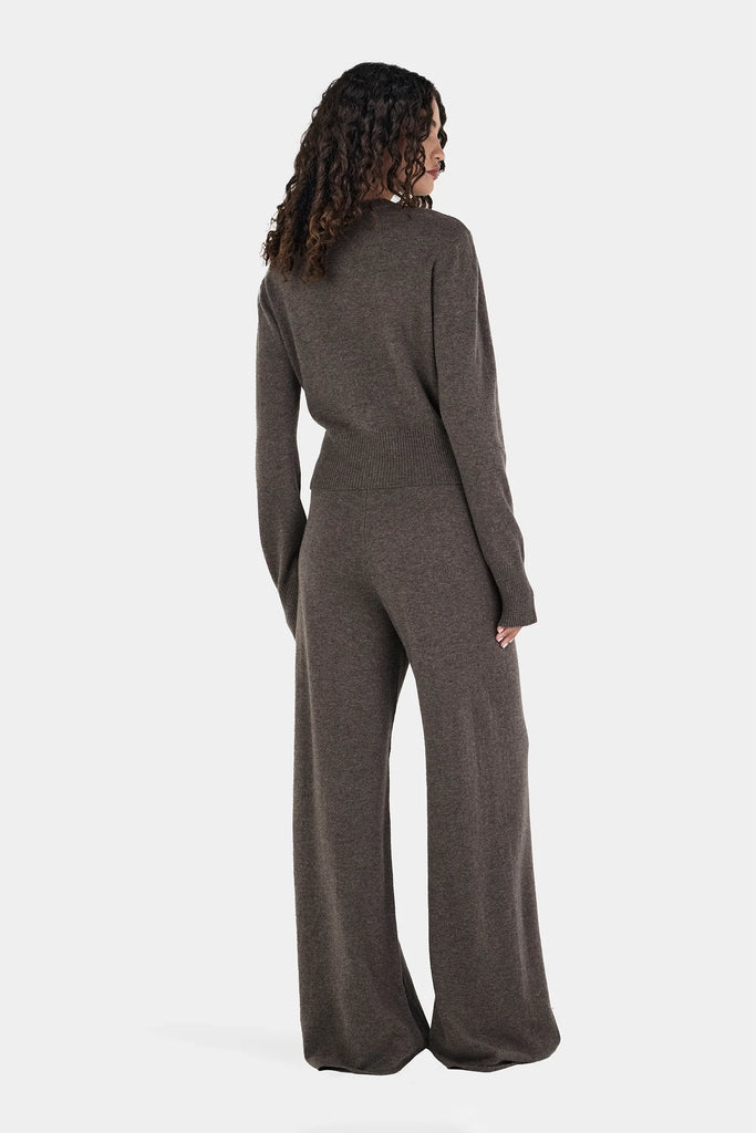 Hansen & Gretel- Lucielle Cashmere Cardigan- Charcoal
