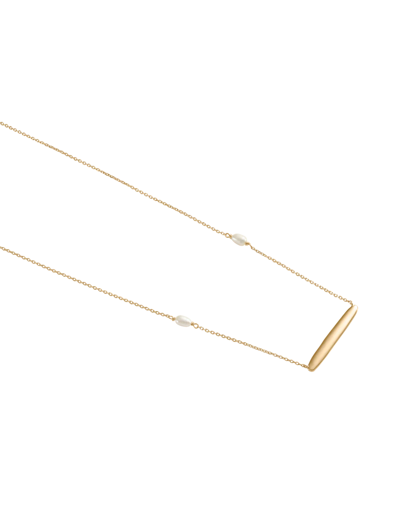 Kirstin Ash - Maris Engravable Necklace - 18K Gold Vermeil