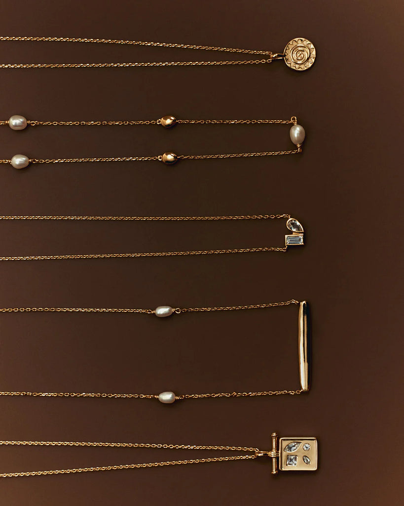 Kirstin Ash - Maris Engravable Necklace - 18K Gold Vermeil