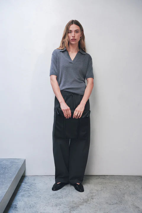 Assembly - Mira Polo - Dark Grey Marle