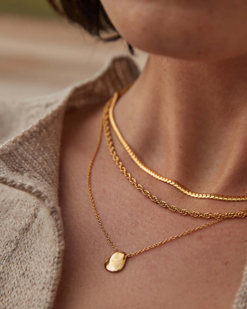 Kirstin Ash - Molten Necklace - 18K Gold Plated