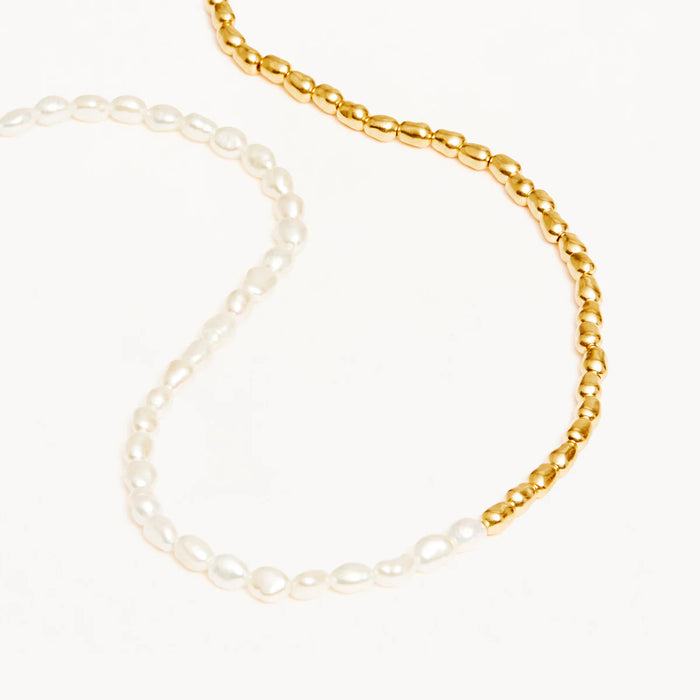 By Charlotte - By Your Side Pearl Choker - Gold