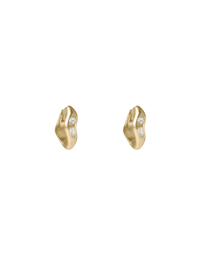 Kirsten Ash - Place Hoops - 18K Gold Plated Set earrings