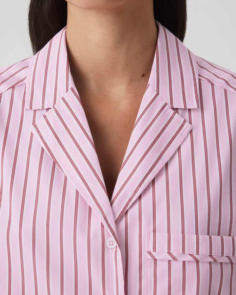 Hommey- Long Sleeve Sleep Shirt- Poppy