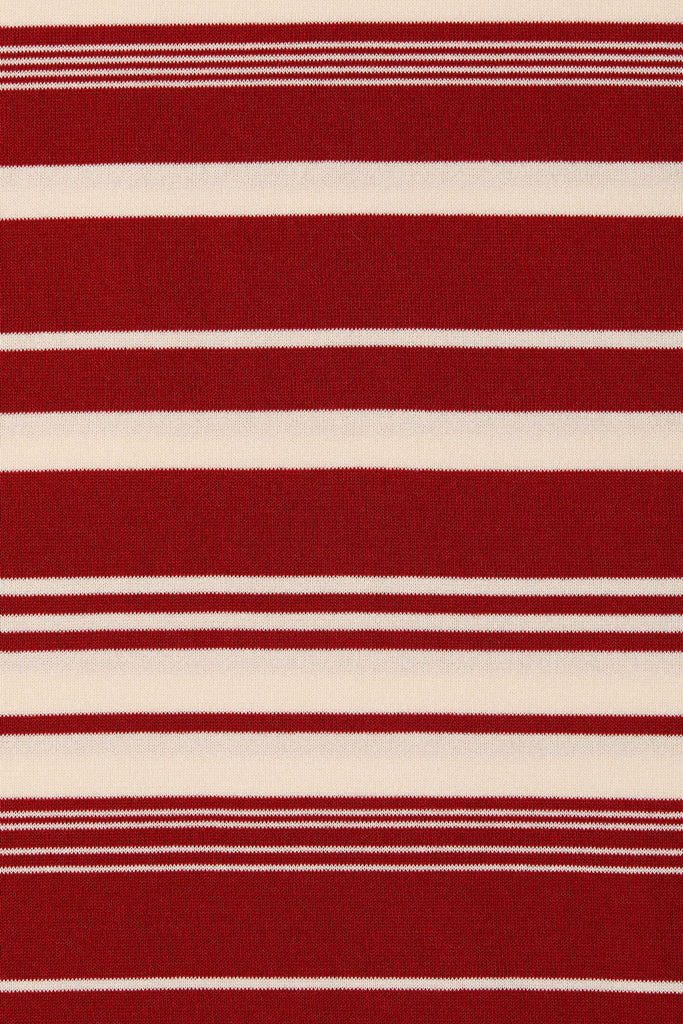 Faithful - Cloe Top - Valdemar Stripe Red Ochre