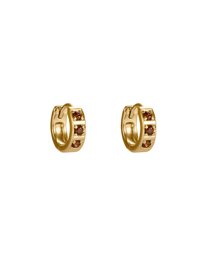 Kirstin Ash - Renewal Huggies - (18K Gold Plated)