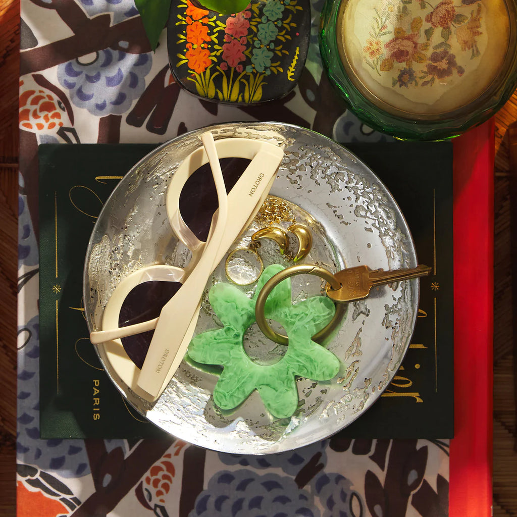 Sage x Clare - Whitney Key Ring - Emerald