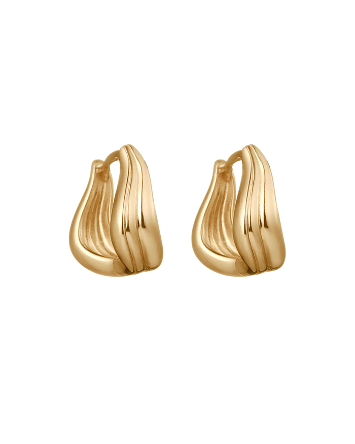 Kirstin Ash - Rise Hoops - (18K Gold Plated)