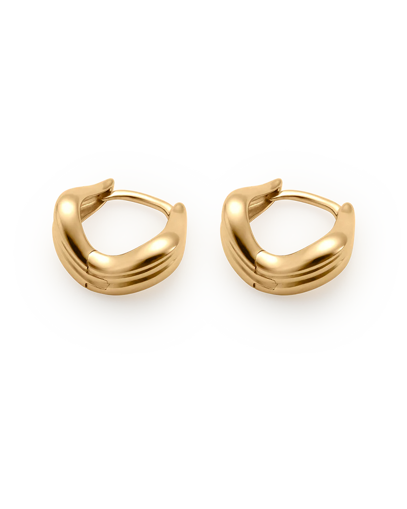 Kirstin Ash - Rise Hoops - (18K Gold Plated)