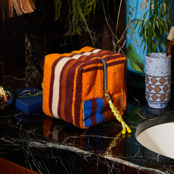 Sage x Clare - Nicolette Terry Pouch - Russet Small