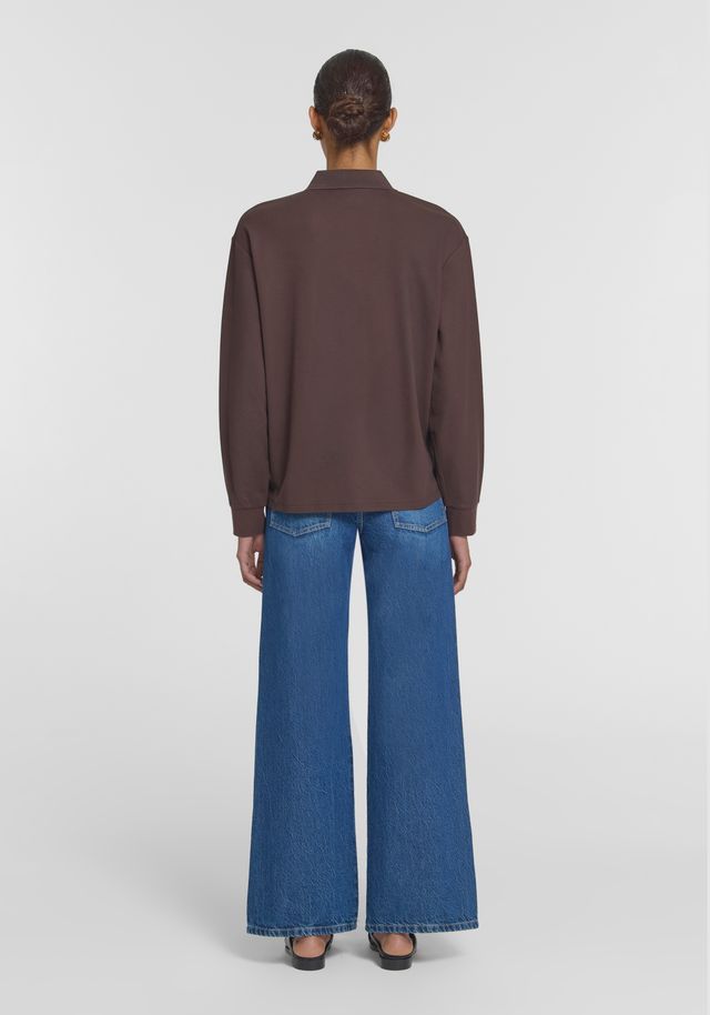 Viktoria & Woods- Beckett Polo - Chocolate