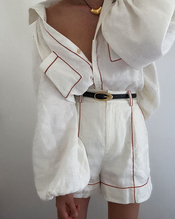 Sancia - The Monte Shorts - White Haven