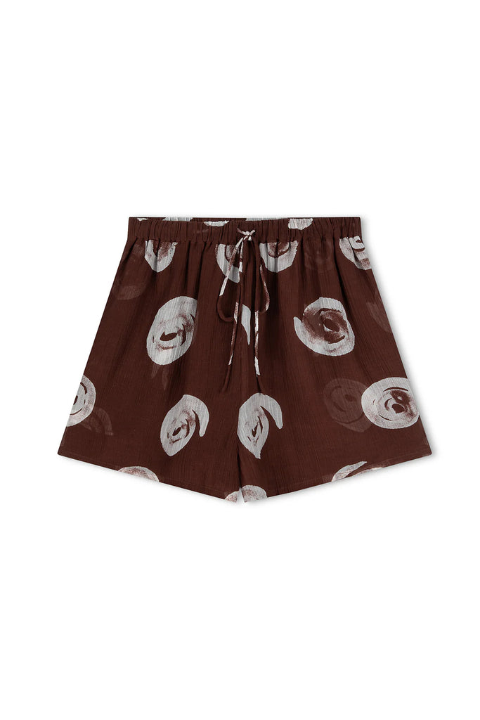 Zulu & Zephyr - Cocoa Swirl Textured Short - Cocoa Swirl