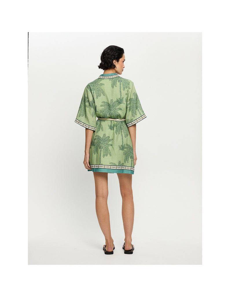 Kivari- Alani Mini Shirt Dress- Alani