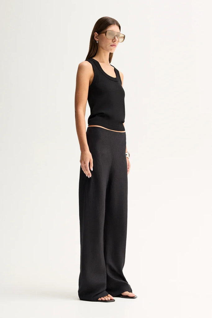 Elka - Silas Knit Top - Black