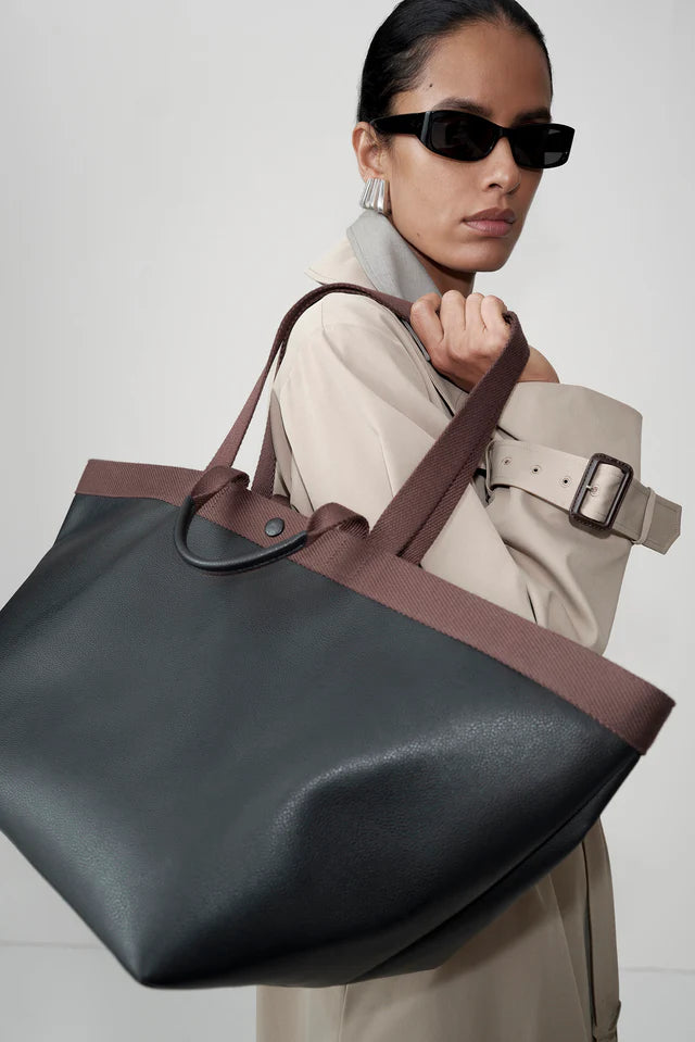 Camilla and Marc - Soki Tote - Black Chocolate