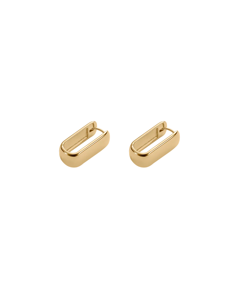 Kirstin Ash - Symphony Hoops Medium - 18k Gold Plated