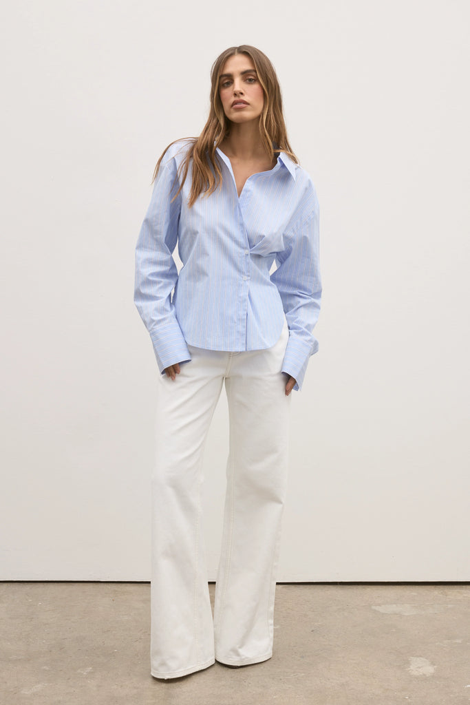 Bayse - Tilda Shirt - Blue Stripe