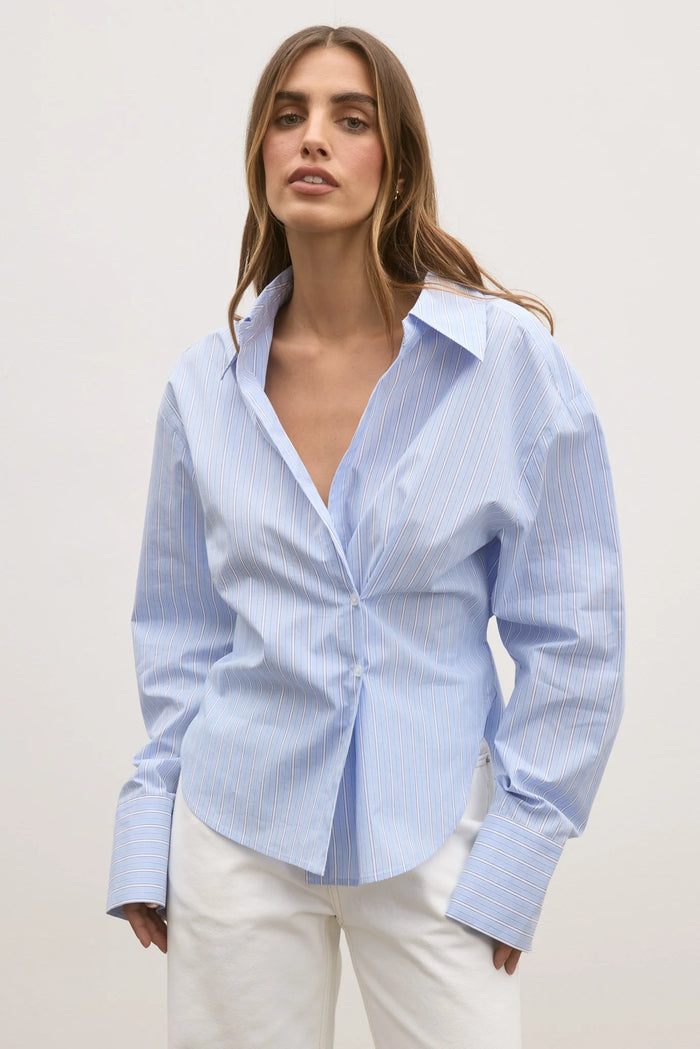 Bayse - Tilda Shirt - Blue Stripe